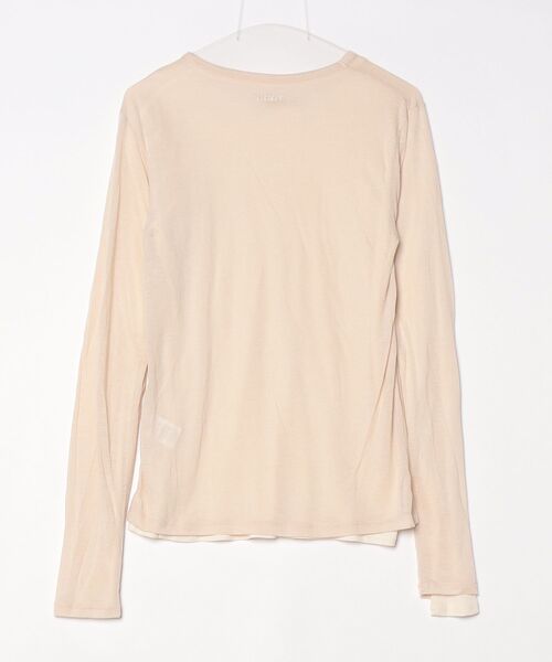 「NKNIT」 長袖カットソー 2 ベージュ レディース_画像2