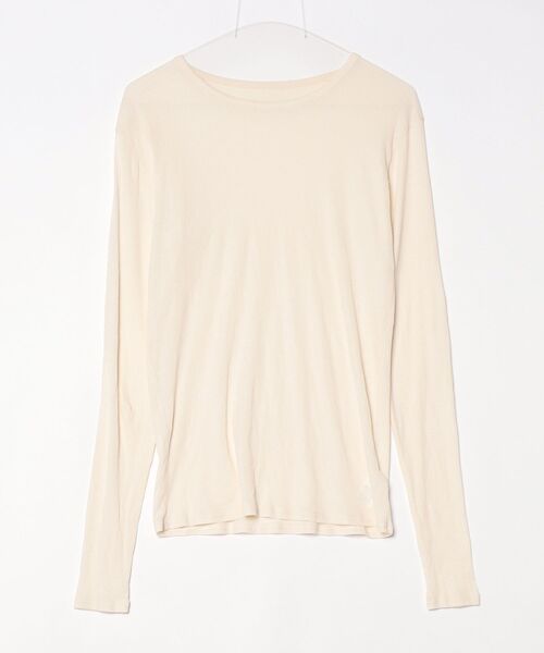 「NKNIT」 長袖カットソー 2 ベージュ レディース_画像3