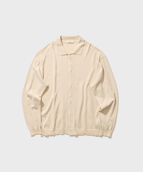ATON（エイトン） カーディガン 「ATON / エイトン」COTTON WASHI