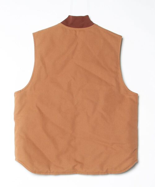 Carhartt（カーハート） ナイロンベスト LARGE ブラウン メンズ