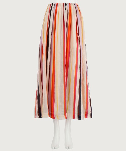 「gina tricot」 フレアスカート X-SMALL ベージュ レディース_画像4