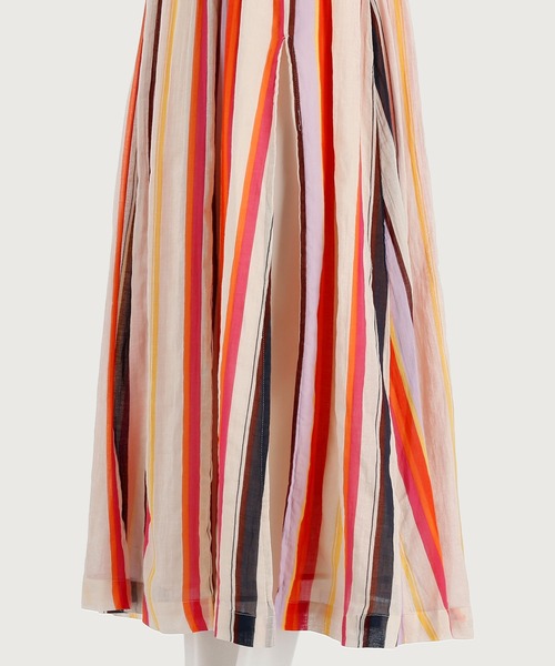 「gina tricot」 フレアスカート X-SMALL ベージュ レディース_画像6