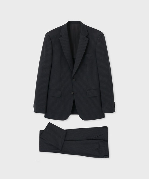 【未使用に近い】ピーエスポールスミス　セットアップ　ノーカラー　ブラック　38 Paul Smith（ポール・スミス） セレモニースーツ セットアップ