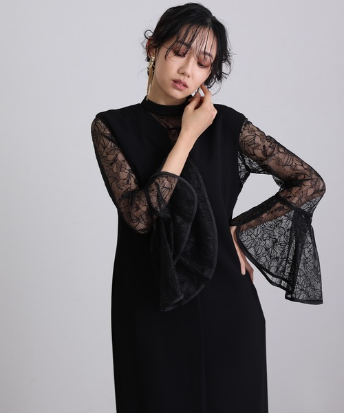 「atlo」 コンビワンピース M ブラウン レディースの画像