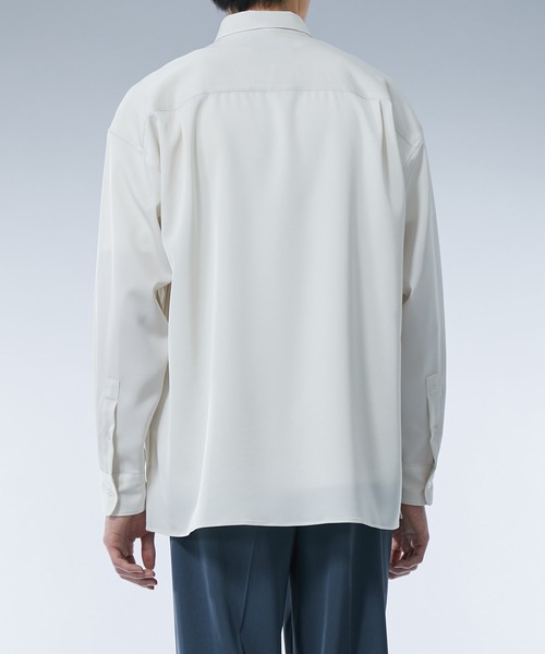 「UNITED TOKYO」 長袖シャツ 3 ライトブルーグレー メンズの画像