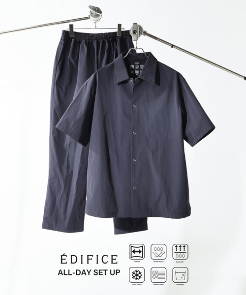 EDIFICE（エディフィス） シャツ 「EDIFICE ALL-DAY SETUPシリーズ」2