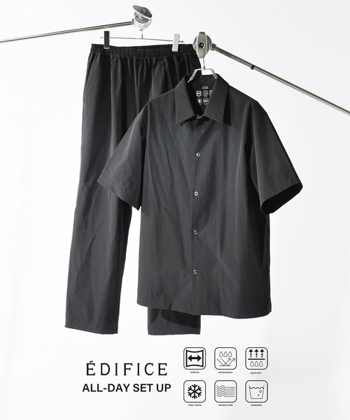 EDIFICE（エディフィス） シャツ 「EDIFICE ALL-DAY SETUPシリーズ」2