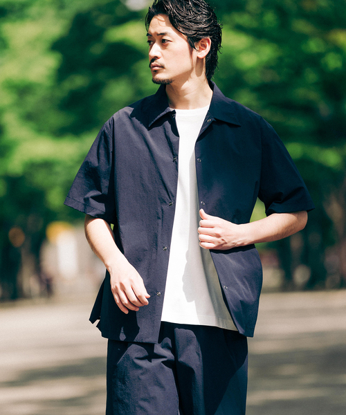 EDIFICE（エディフィス） シャツ 半袖 「EDIFICE ALL-DAY SETUP