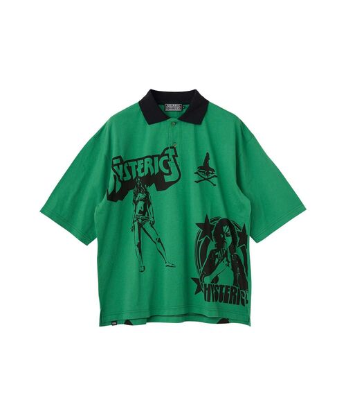 HYSTERIC GLAMOUR（ヒステリックグラマー） ポロシャツ METAL GUID