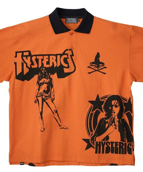 HYSTERIC GLAMOUR（ヒステリックグラマー） ポロシャツ METAL GUID