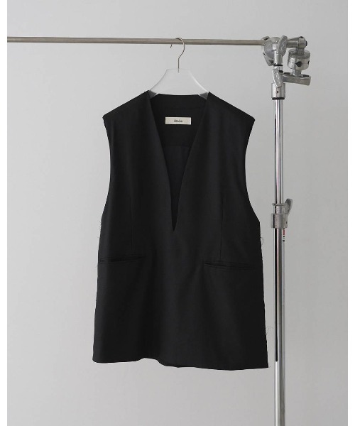 anuke（アンヌーク） ベスト ジレ anuke Keyneck Over Vest レディース
