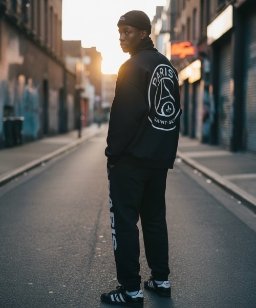 PARIS SAINT-GERMAIN」 セットアップ X-LARGE ブラック系その他 メンズ