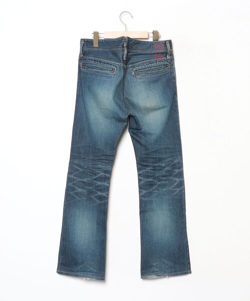 「roen jeans」 スキニーデニムパンツ 32 ブルー レディース_画像2