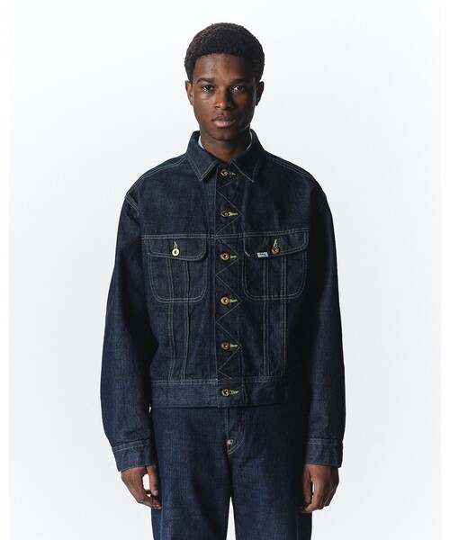 デニムジャケット gジャン 「別注」「Lee×MARKAWARE/リー×マーカウェア」EX101 SP DENIM JACKET メンズの画像