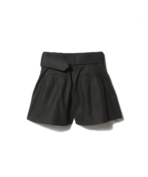 パンツ ESSENCEOFLUXURY / ベルテッドショートパンツ レディースの画像