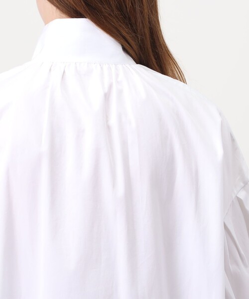 ブラウス シャツ BOURRIENNE SHIRT スタンドカラーシャツ レディースの画像