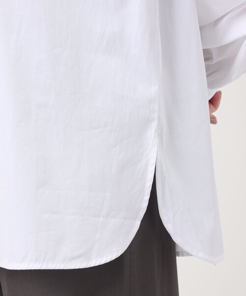 ブラウス シャツ BOURRIENNE SHIRT スタンドカラーシャツ レディースの画像