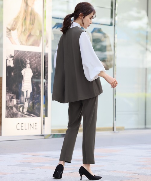 「Flolia」 セットアップ M チャコールグレー レディース_7