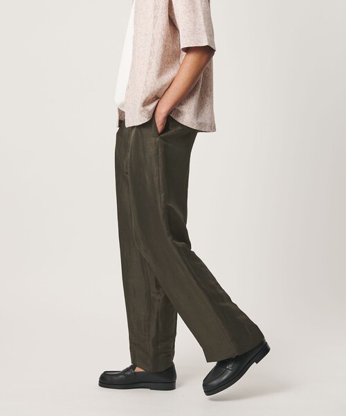 BEAUTY＆YOUTH UNITED ARROWS パンツ HI-LINE リネン シルク イージー