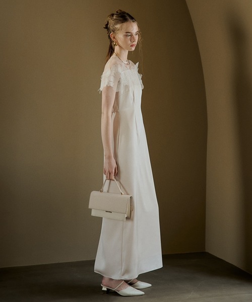 LE'RURE ドレス Fleur lace satin dress : ZOZOTOWN Yahoo!店 - 通販