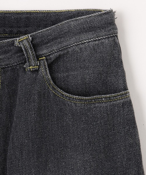 ワイドパンツ ジーンズ FACETASM LOOSE WEAVE DENIM JOO-PT-U08 メンズ レディースの画像