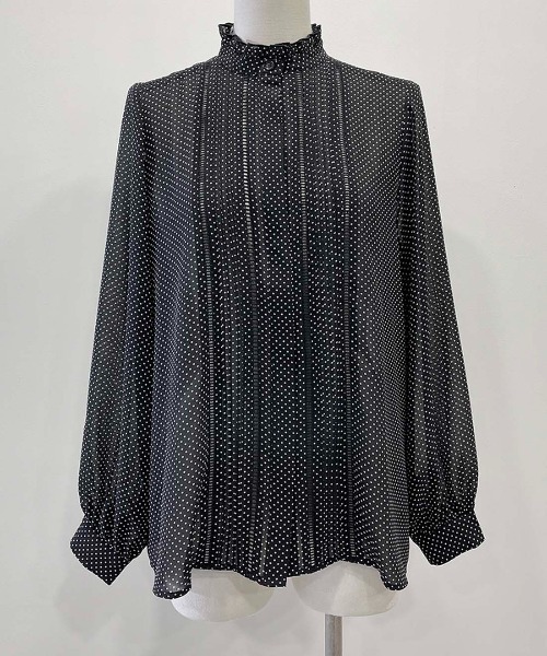 「PICCIN」 長袖ブラウス M ブラック レディース_画像7