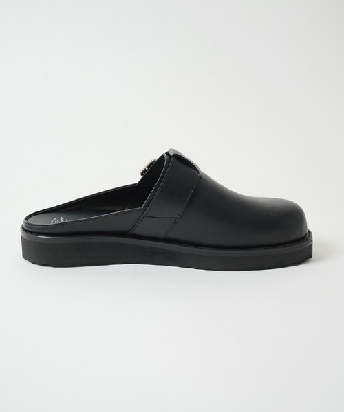 シューズ 「foot the coacher / フットザコーチャー」LEATHER BELT MULE メンズの画像