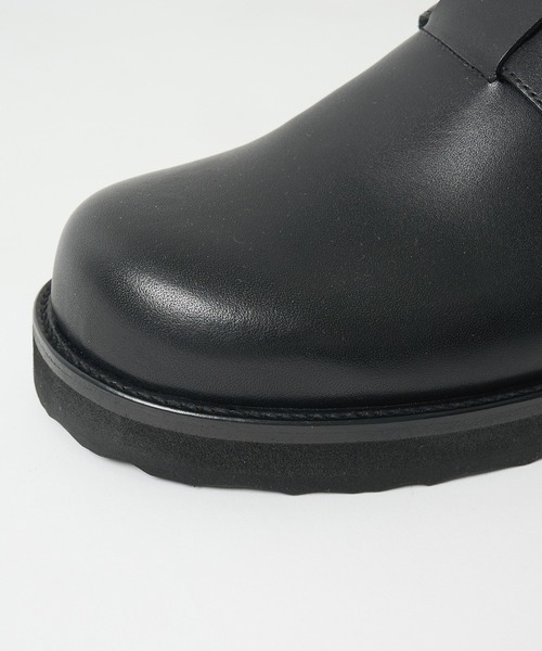 シューズ 「foot the coacher / フットザコーチャー」LEATHER BELT MULE メンズの画像