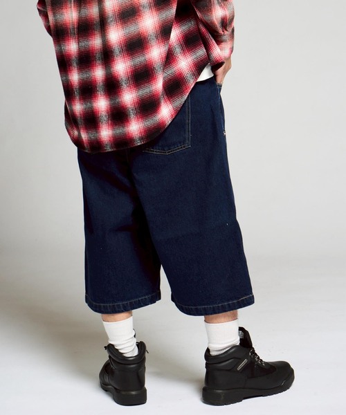 PUNKANDYO デニムハーフパンツ　W32 JOINT WORKS（ジョイントワークス） ワイドパンツ ハーフパンツ パンツ