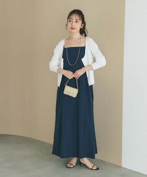 いけも【接触冷感・UVカット】クールタッチUVラウンドネックカーディガン La boutique Bonbon（ラブティックボンボン） ニット セーター 「接触