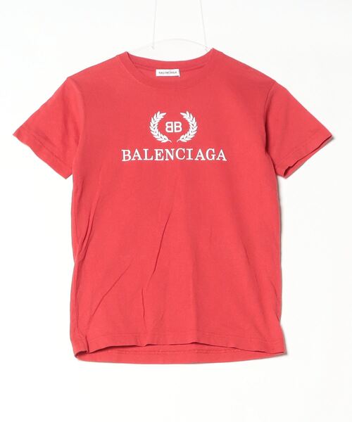 BALENCIAGA（バレンシアガ） 半袖Tシャツ X-SMALL レッド レディース