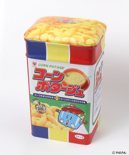 niko and…（ニコアンド） 収納 「やおきん」コラボ缶スツール