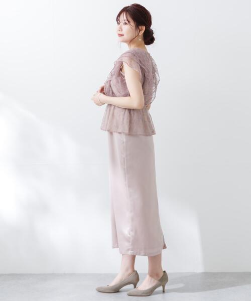 URBAN RESEARCH ROSSO WOMEN」 ノースリーブワンピース 36 ラベンダー