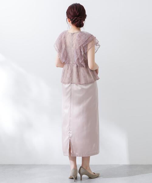URBAN RESEARCH ROSSO WOMEN」 ノースリーブワンピース 36 ラベンダー