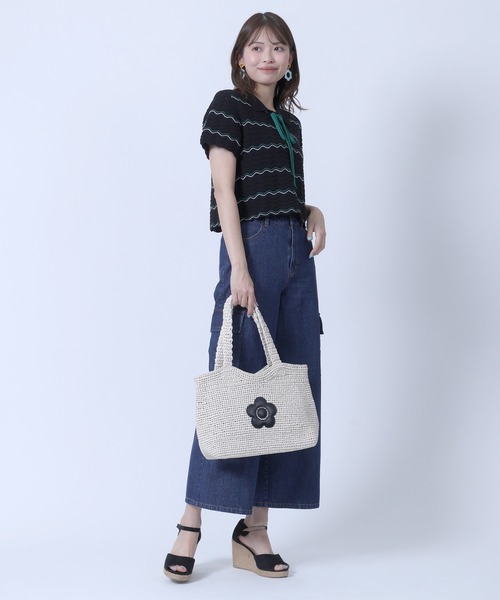 クロッシェラフィアライク トート マリークワント(MARY QUANT) MARY QUANT（マリークヮント） トートバッグ マリークワント