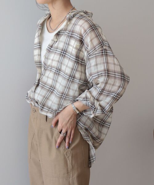 「AMERICAN HOLIC」 長袖シャツ M ブラック系その他3 レディース_画像5