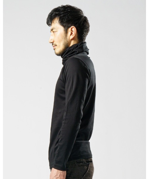 「wjk」 長袖Tシャツ SMALL ダークブラウン メンズ_画像4