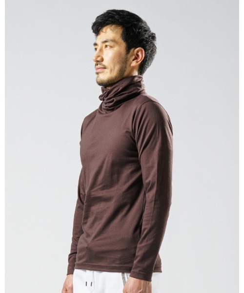 「wjk」 長袖Tシャツ SMALL ダークブラウン メンズ_画像7