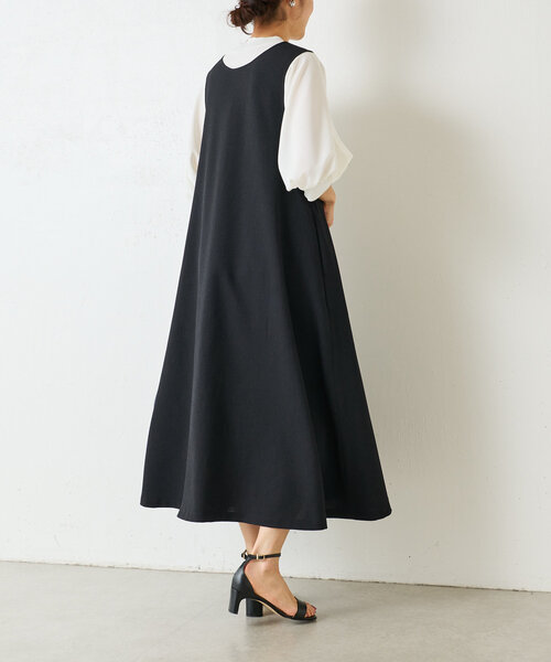 BEARDSLEY（ビアズリー） ノースリーブワンピース 0 グレー レディース