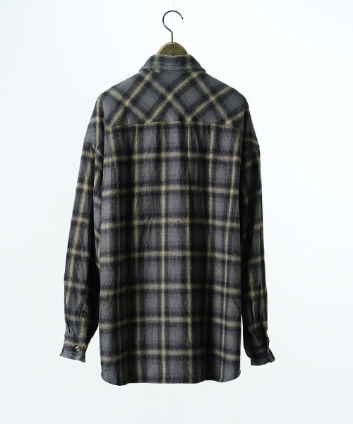 メンズ シャツ EGO TRIPPING（エゴトリッピング） シャツ ms6586-HAZE FLANNEL SHIRTS