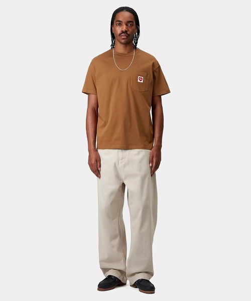 「Carhartt WIP」 長袖Tシャツ L ブラウン メンズ_画像5