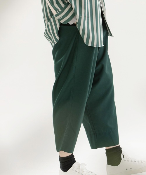「nop de nod」 イージーパンツ M ダークグレー レディース_画像6