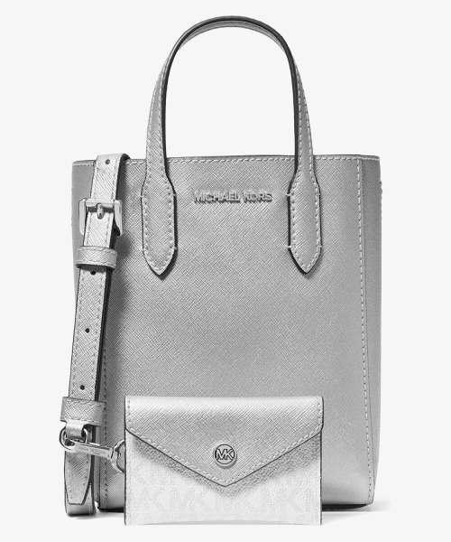新品未使用 ✨ MICHAEL KORS マイケルコース 2way ハンドバッグ MICHAEL KORS（マイケルコース） 2WAYバッグ FREE シルバー レディース