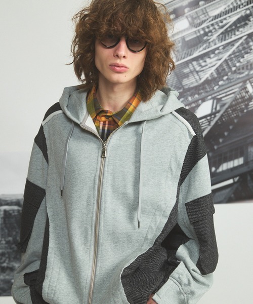 MAISON SPECIAL（メゾンスペシャル） パーカー 「UNISEX」異素材