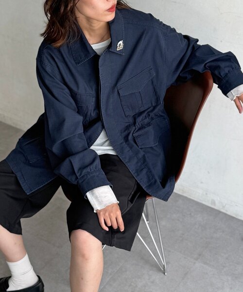 プチバトー　レディース　ミリタリージャケットs PETIT BATEAU（プチバトー） ミリタリージャケット モッズコート