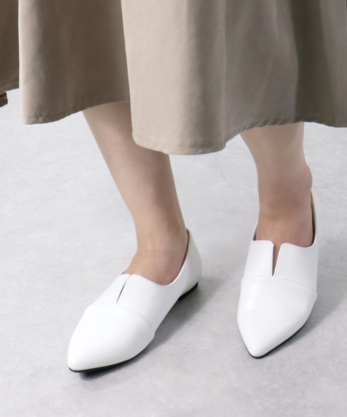 パンプス スリット入り 切り替えフラットシューズ Zozotown Paypayモール店 通販 Paypayモール