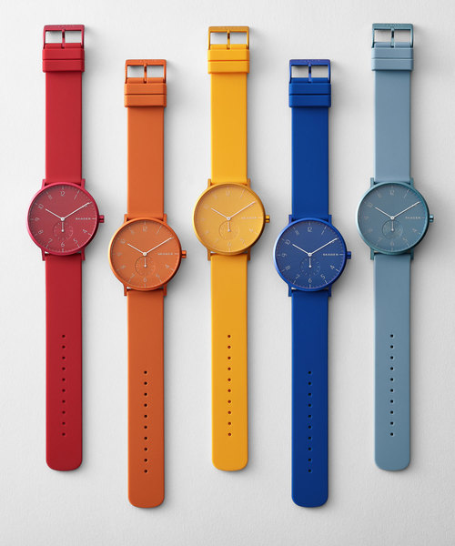 SKAGEN 腕時計 36mm コーラル シリコン セール】スカーゲン 腕時計 ユニセックス アナログ シリコン