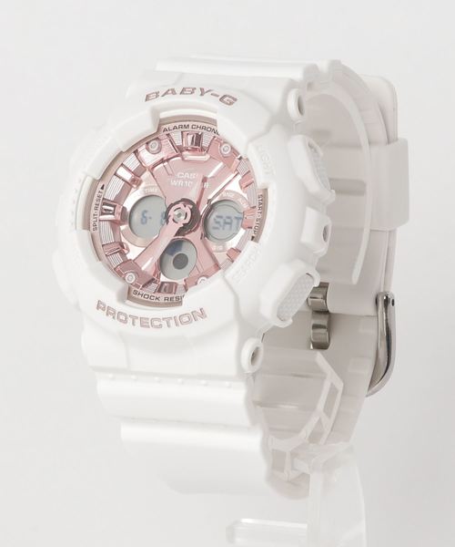 BABY-G 腕時計 BA-130シリーズ / BA-130-7A1JF レディース : ZOZOTOWN 