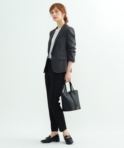 インディヴィ（INDIVI）/[S]マルチシャークテーラードジャケット INDIVI（インディヴィ） スーツ マルチシャークテーラードジャケット