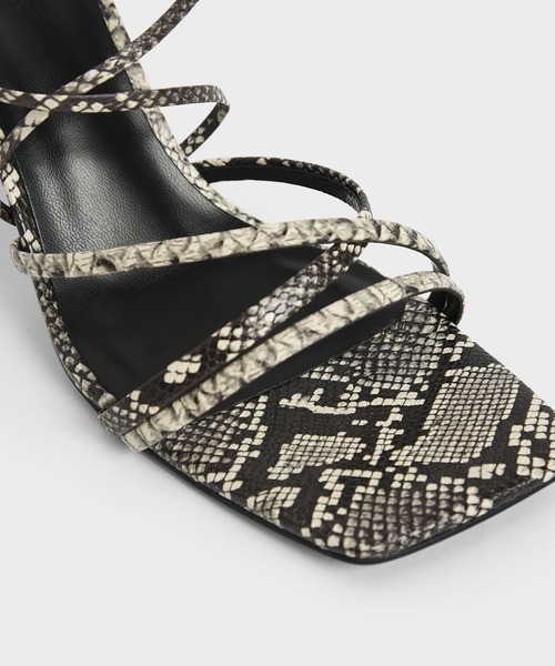 CHARLES ＆ KEITH サンダル タイアラウンド ストラッピー